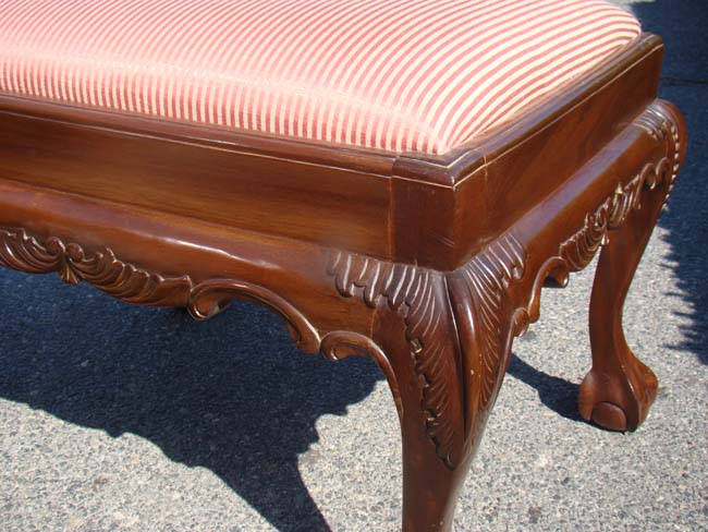 A Chippendale style footstool — image 2